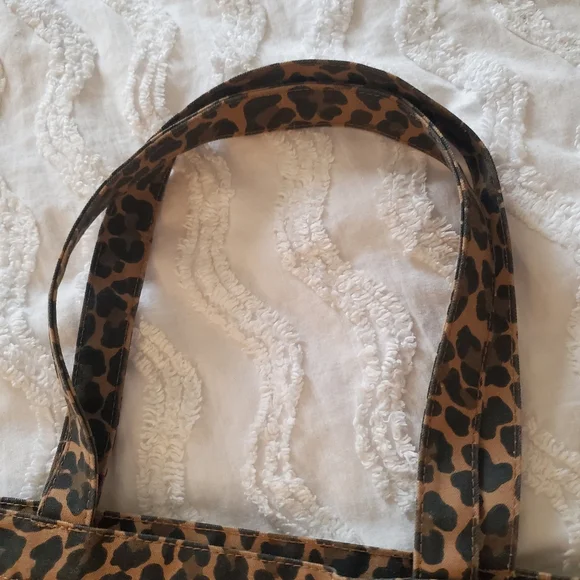 J Crew Canvas Leopard Tote - Picture 3 of 4